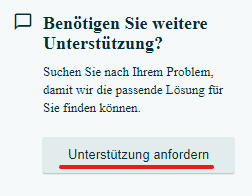 Möglichkeit Unterstützung anzufordern 