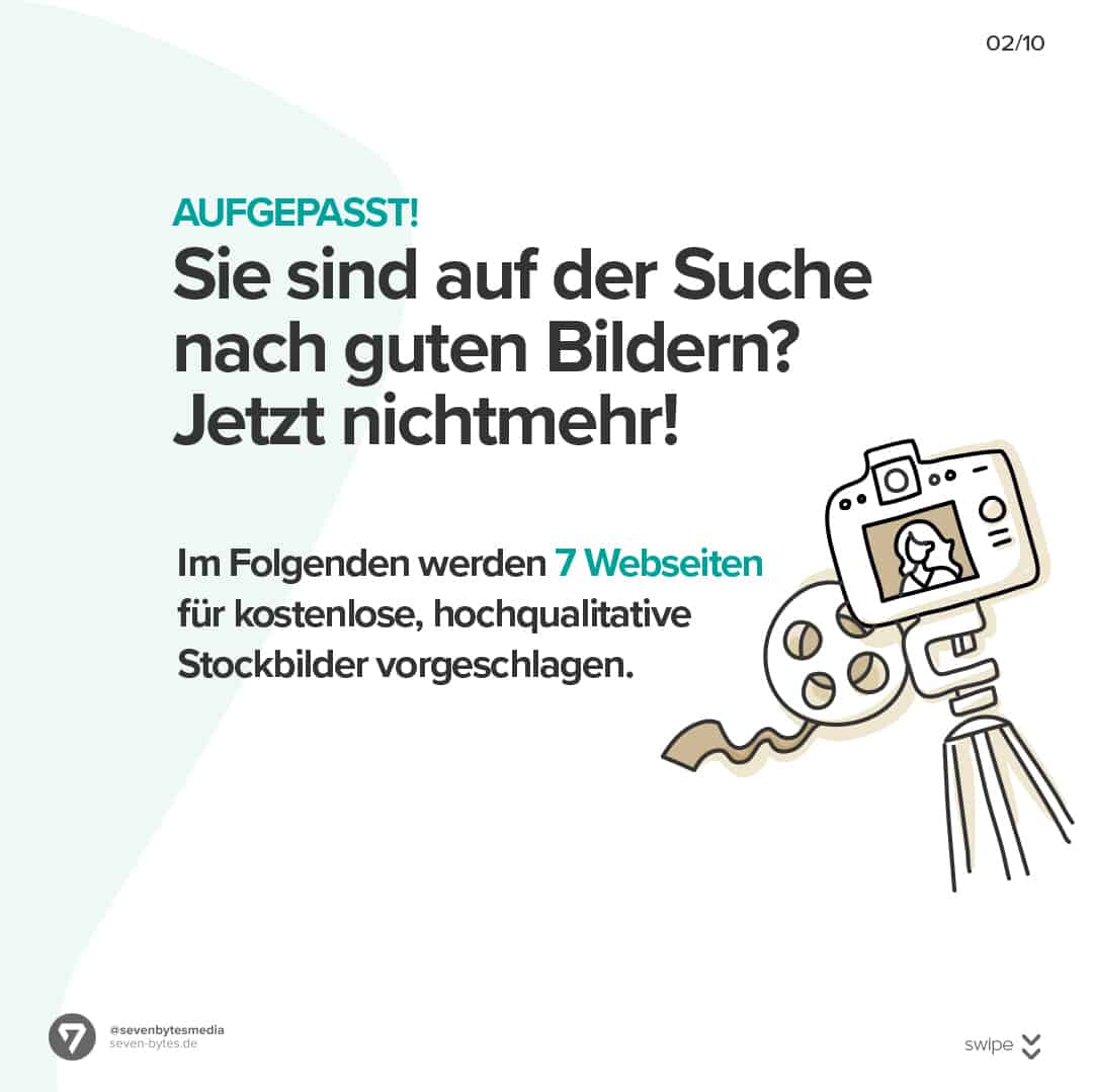 Einleitung der Vorstellung aller Quellen für kostenloses Stockmaterial Die Suche nach gutem kostenlosen Bildmaterial endet hier. Hier finden Sie eine Auflistung der besten 7 Seiten für kostenlose Bilder