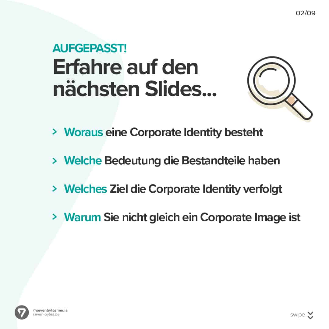Gliederung Beitrag Corporate Identity