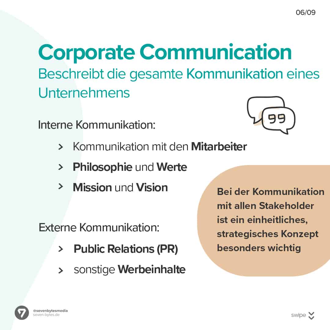 Erklärung Corporate Communication